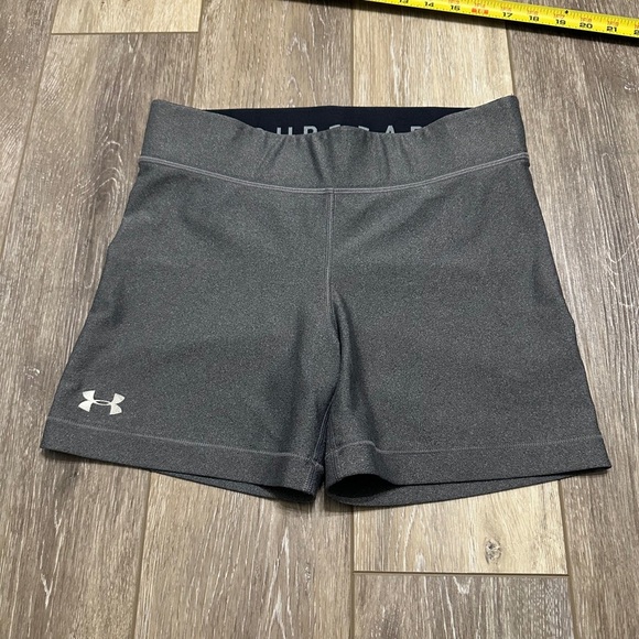 🛍️ Under armour Gray compression Heatgear shorts Size medium - Picture 1 of 5